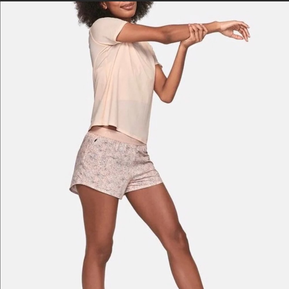 Outdoor Voices cotton candy running shorts